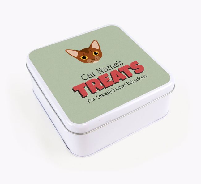 'Retro Design' - Personalised Treat Tin for your {breedFullName}